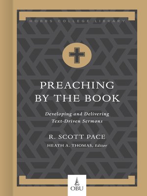 cover image of Preaching by the Book